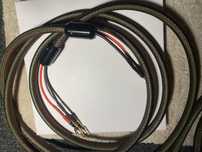 Kable głośnikowe high end, Monster Cable, oplot, pozłacane