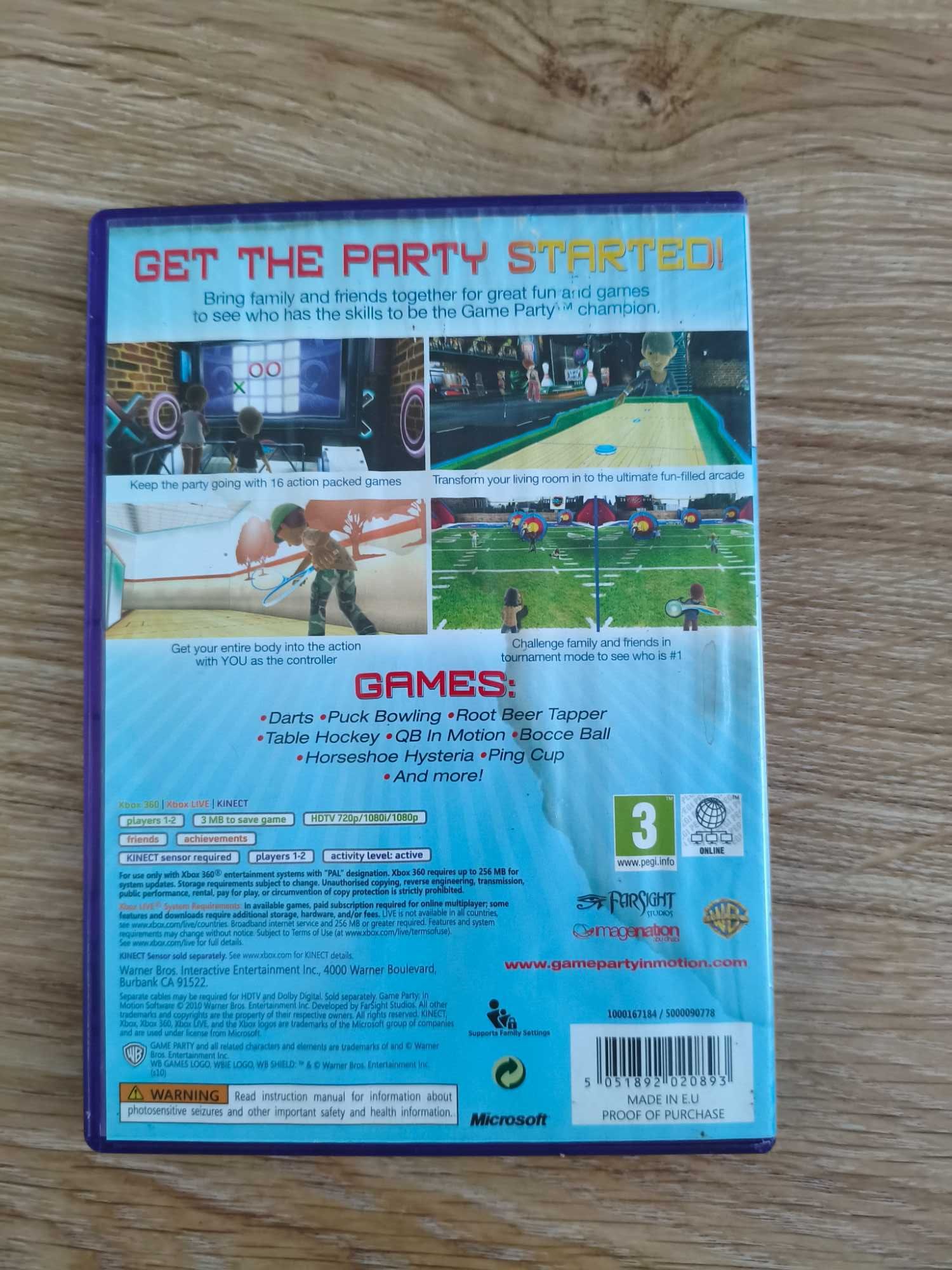 Game Party In Motion | Xbox 360 Kinect