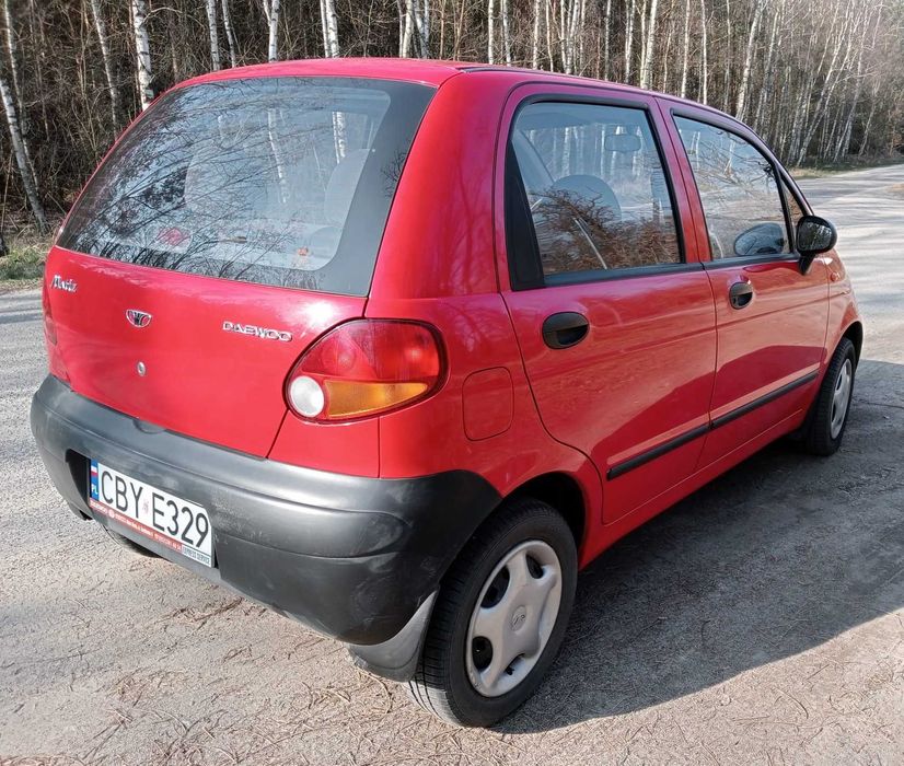 Daewoo Matiz w bardzo dobrym stanie i z małym przebiegiem