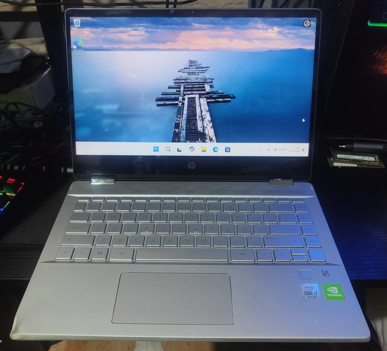 Portátil HP Pavilion X360 14" Tátil i7 10th 16GB -  512GB - MX250 2GB