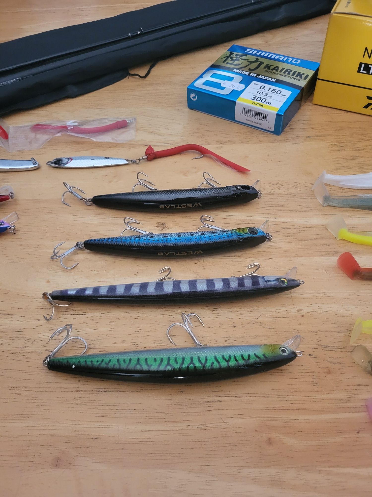 Conjuto pesca spinning
