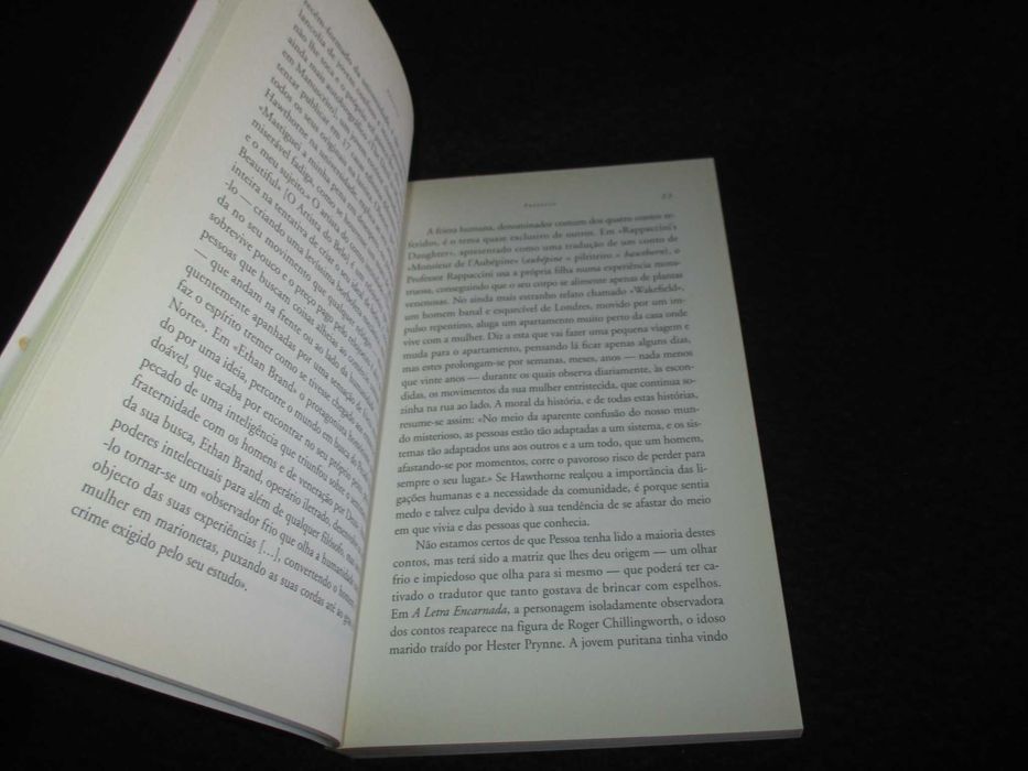 Livro A Letra Encarnada Nathaniel Hawthorne Fernando Pessoa