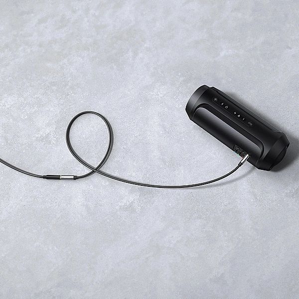 Ugreen przewód kabel przedłużacz AUX 3,5 mm mini jack 1m srebrny (1059