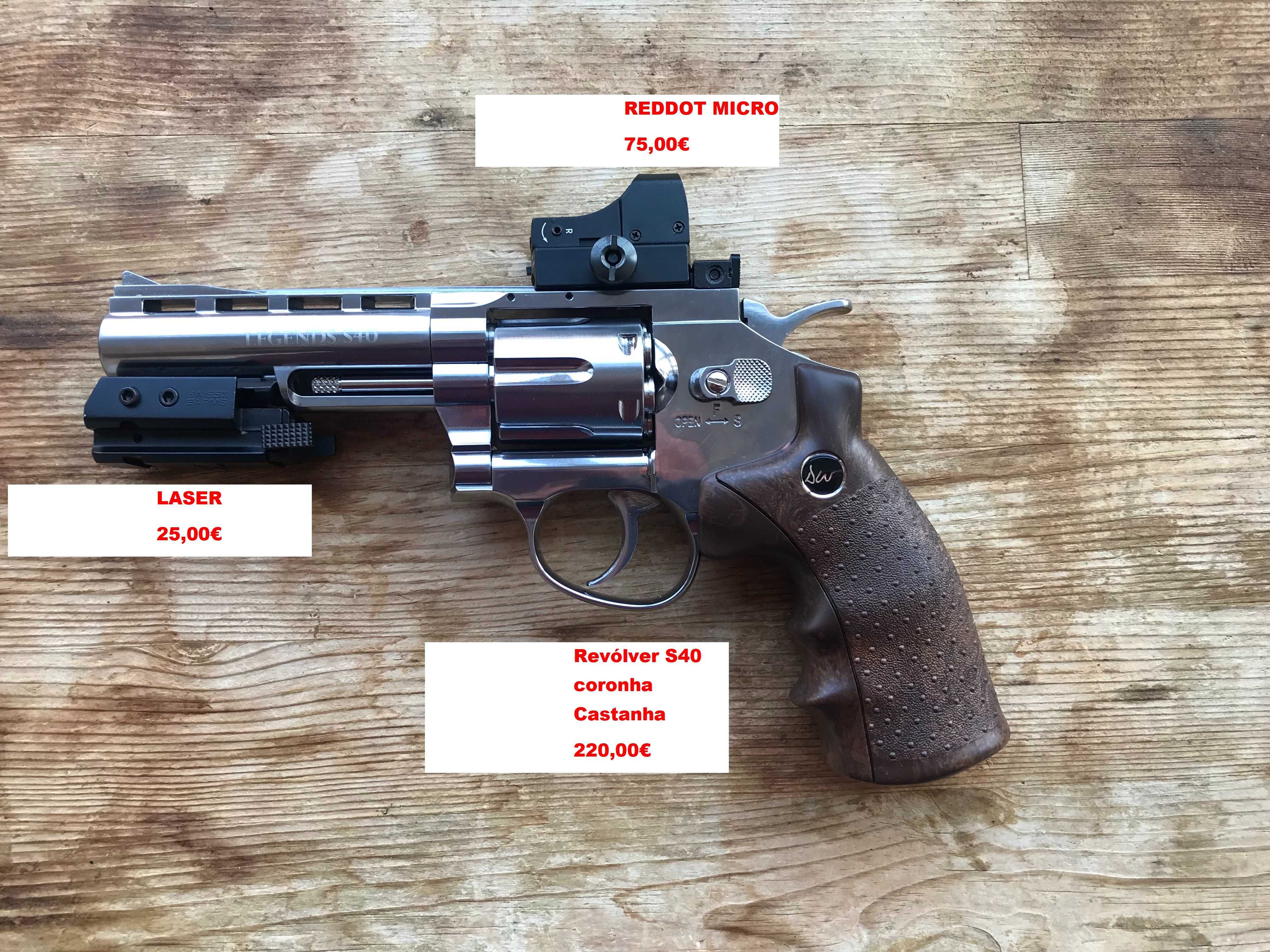 Revólver Pressão de Ar(CO2) 357 Borner+DAN WESSON 8"+Smith&Wesson M29