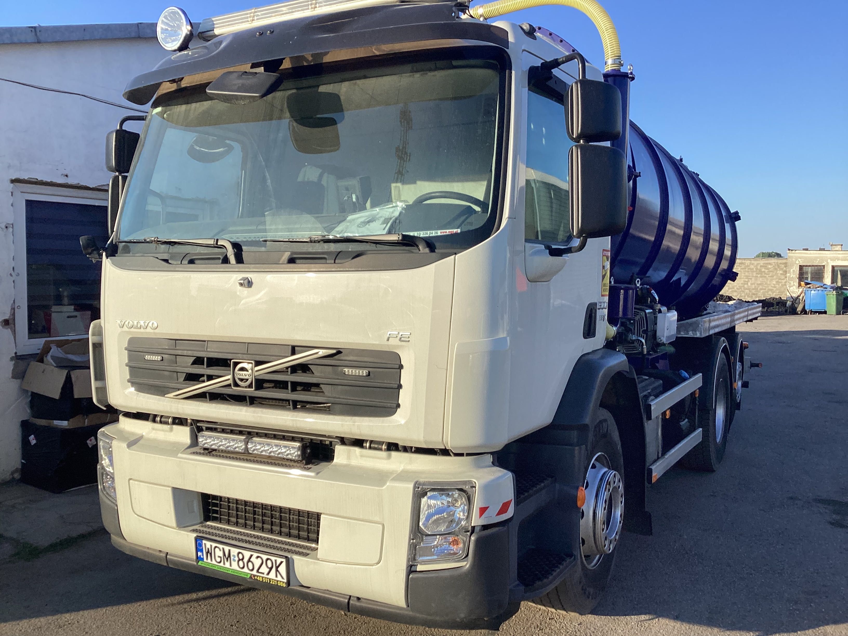 Volvo FE300 euro 5 samochod asenizacyjny specjalny  szambiarka
17000 l