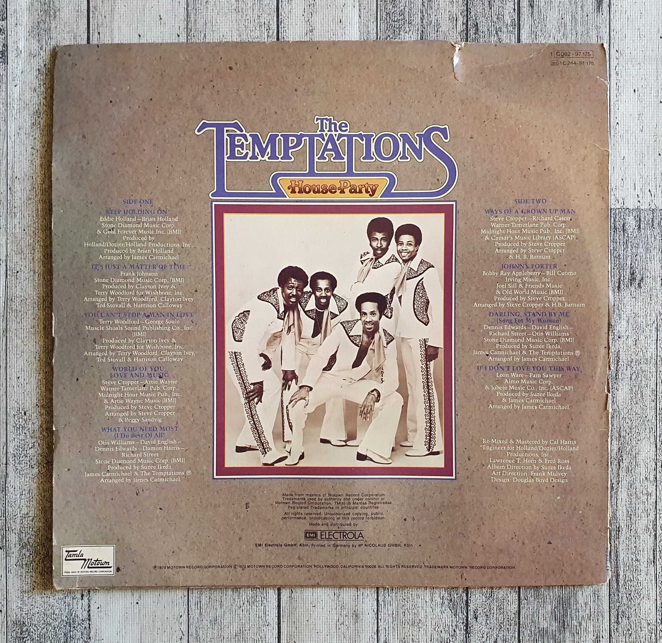 The Temptations House Party LP 12