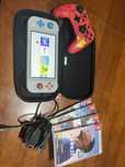 Nintendo Swich Lite+ Bolsa Oficial+5 jogos+ comando wireless pikachu