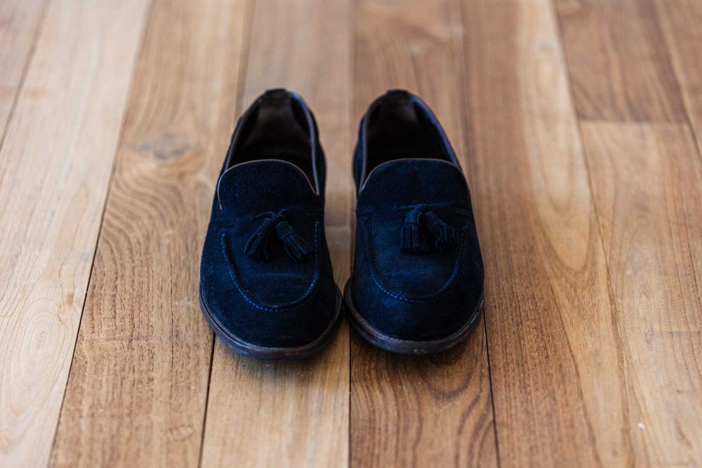 Mocassim Azul Massimo Dutti