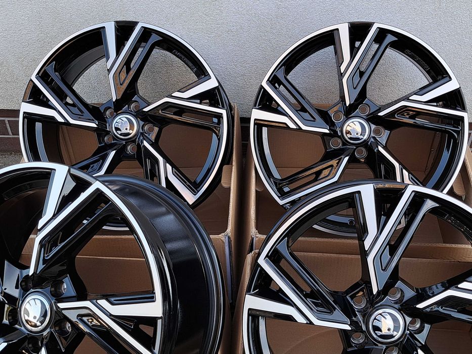 Alufelgi NOWE SKODA 19 5x112 Superb 2 , 3 , 4 Kodiaq ET30 CNC RS5