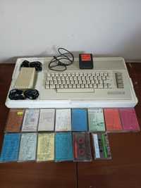 Komputer Commodore C64 kartridż zestaw kaset gry 14 sztuk