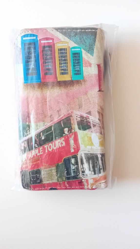 Nowy! Multikolorowy portfel Big Ben London