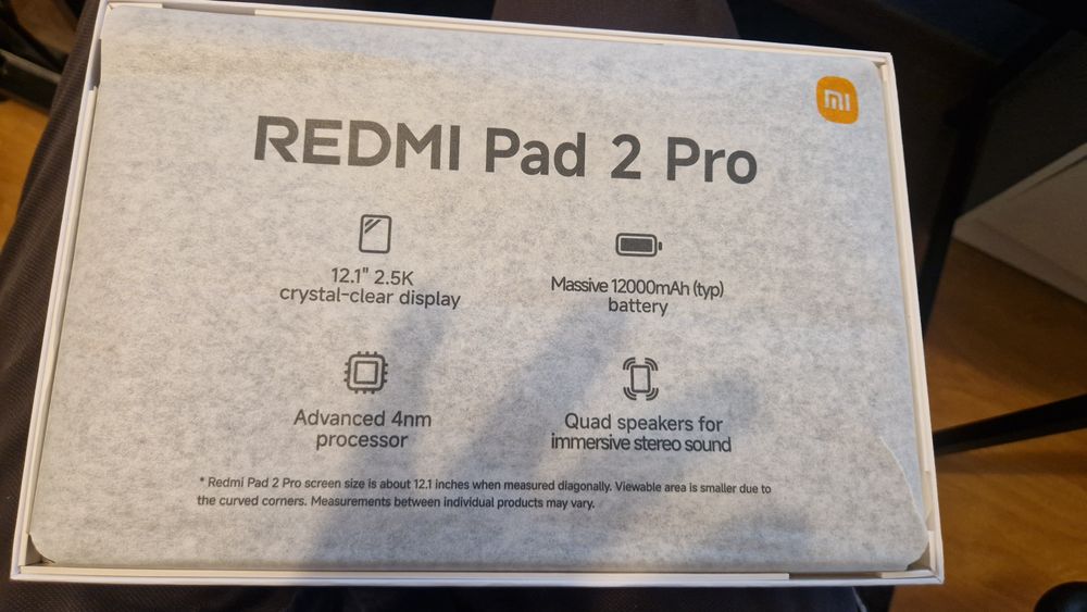 Redmi Pad 2 Pro -- Novo na caixa com garantia