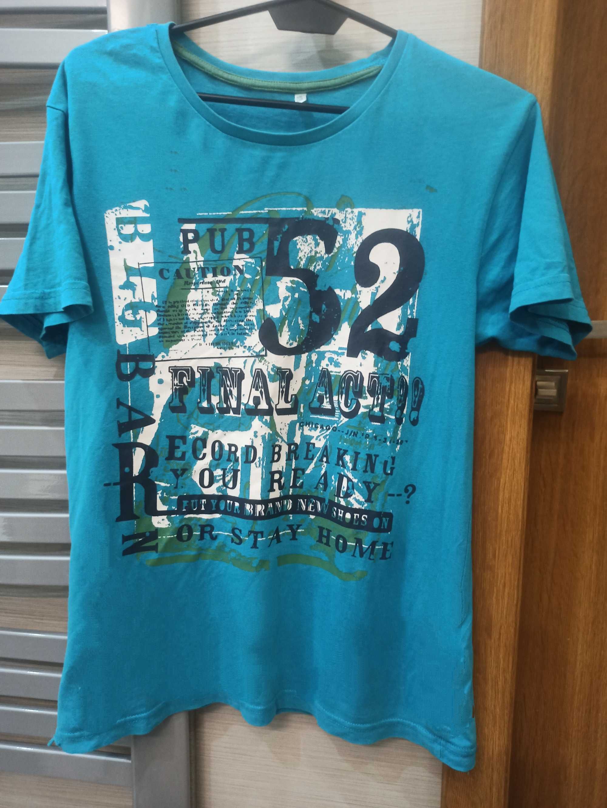 T-shirt, polo rozmiar 152 zestaw 3 sztuki
