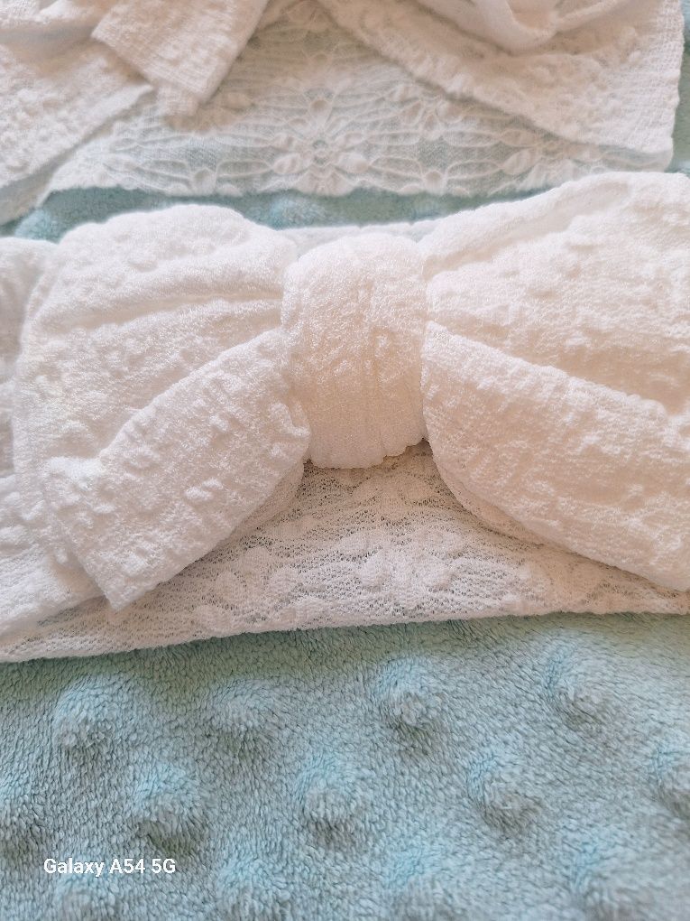 Zestaw czapka I opaska turban r.44