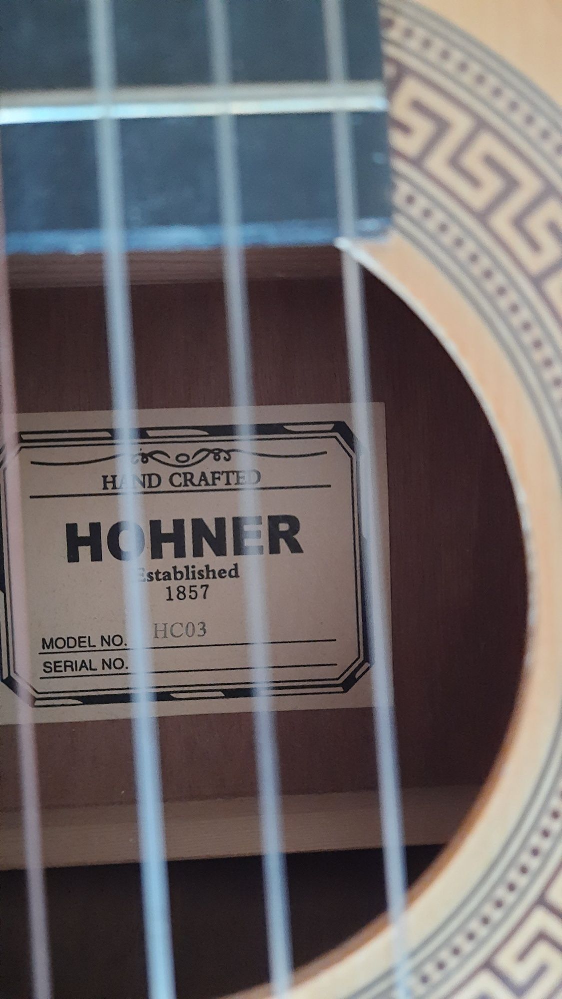 Классическая Гитара Hohner hc03 для детей 8-12 лет. Чехол в подарок!
