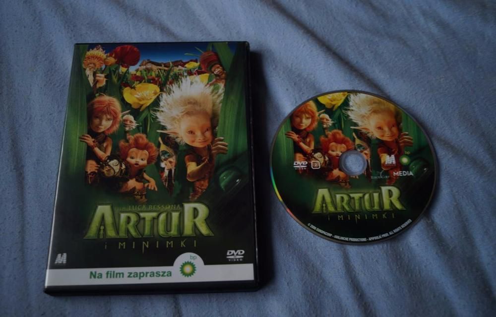 Artur i Minimki film bajka DVD