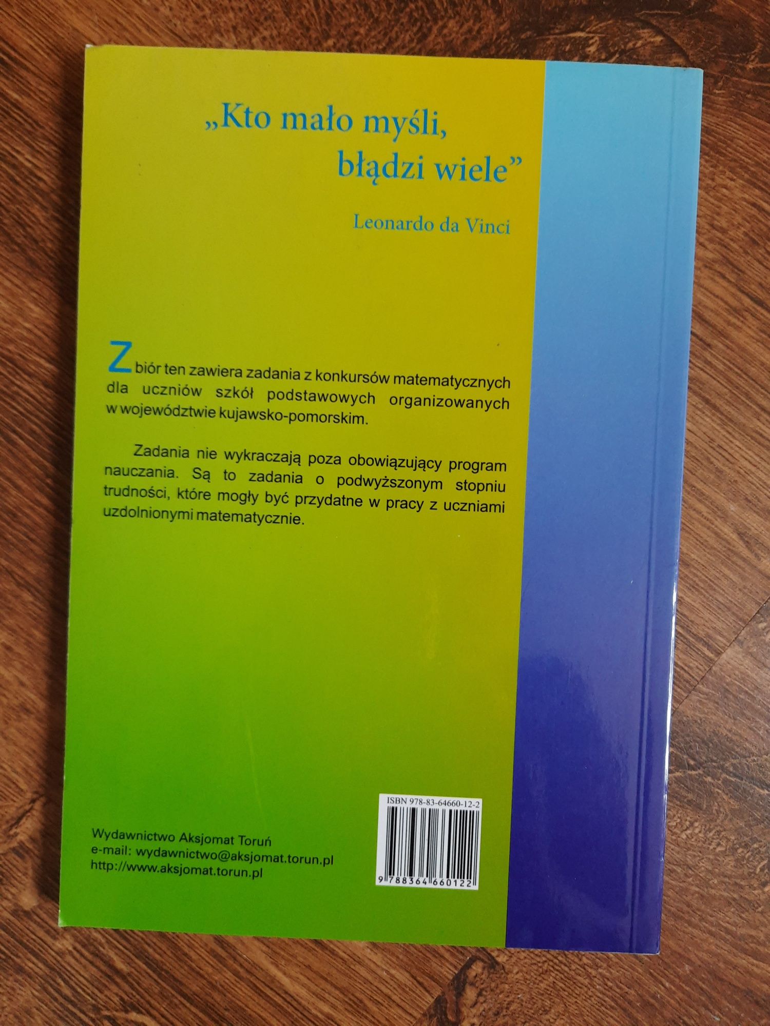 Konkursy matematyczne dla szkoły podstawowej wyd. 2015