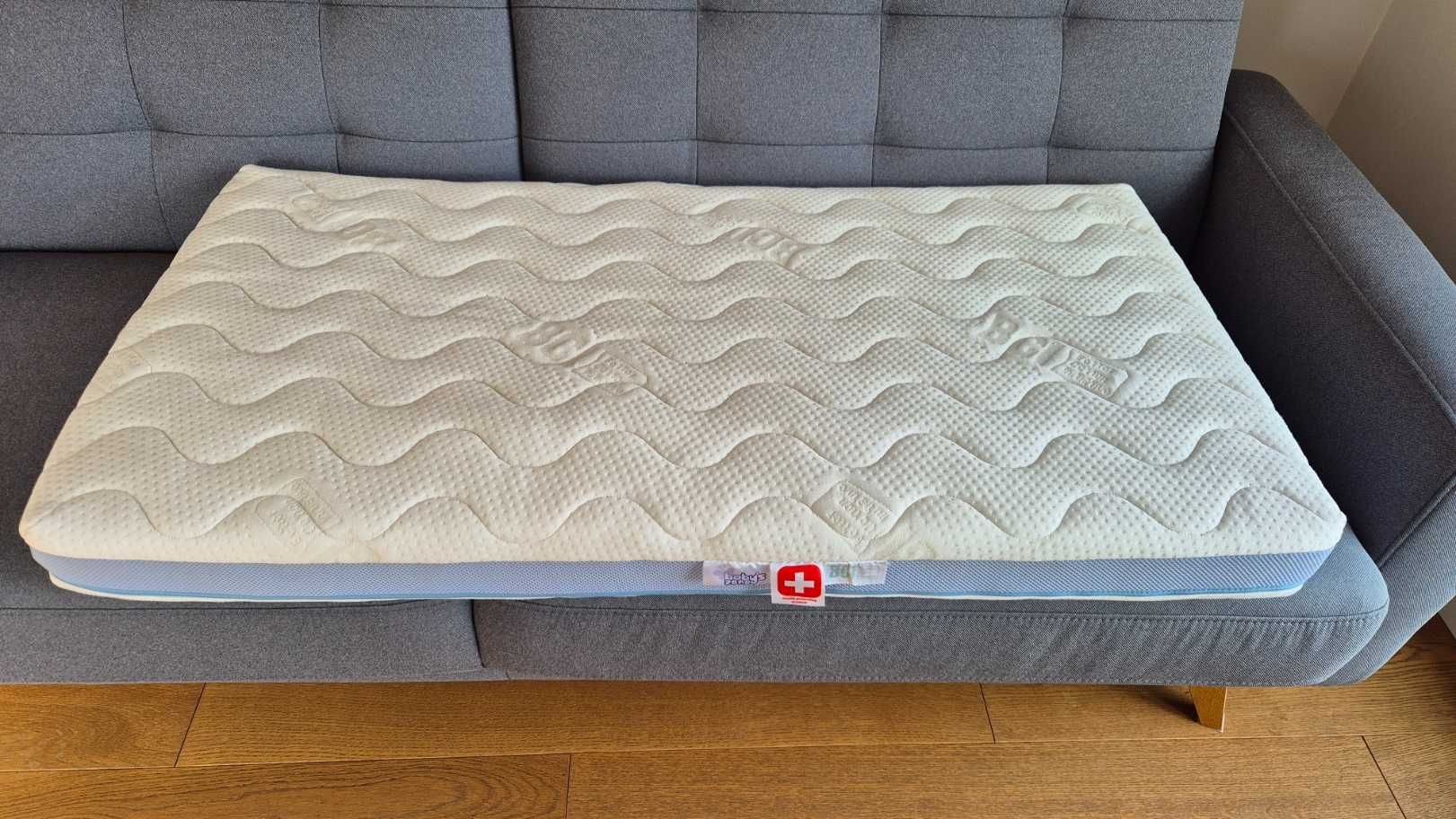 Materac piankowy premium 120x60x10 cm + klin (Babyz Zone)