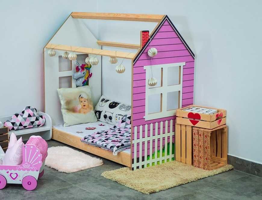 Drewniane łóżko domek – Marzenie twojego dziecka