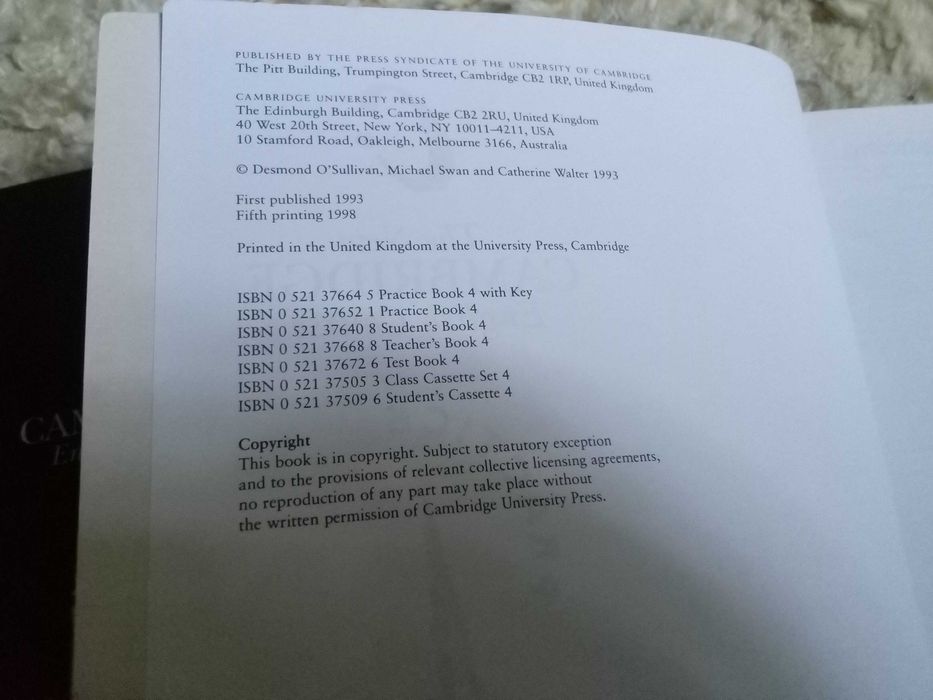 The New Cambridge English Course 4 practice upper intermediate ćwiczeń