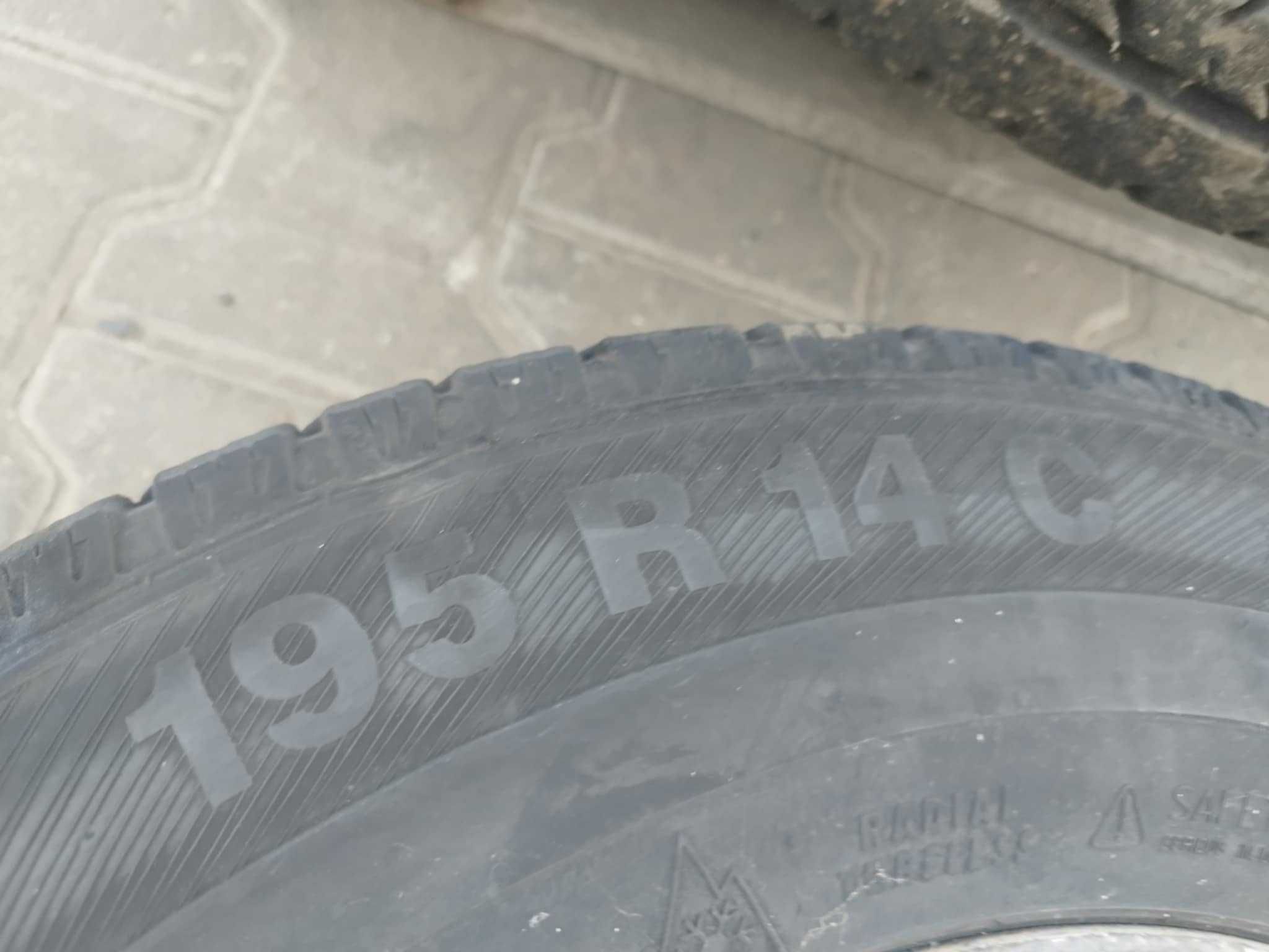 Opony 195 R14 C, 185/75 R14C z felgami, sprinter/transit