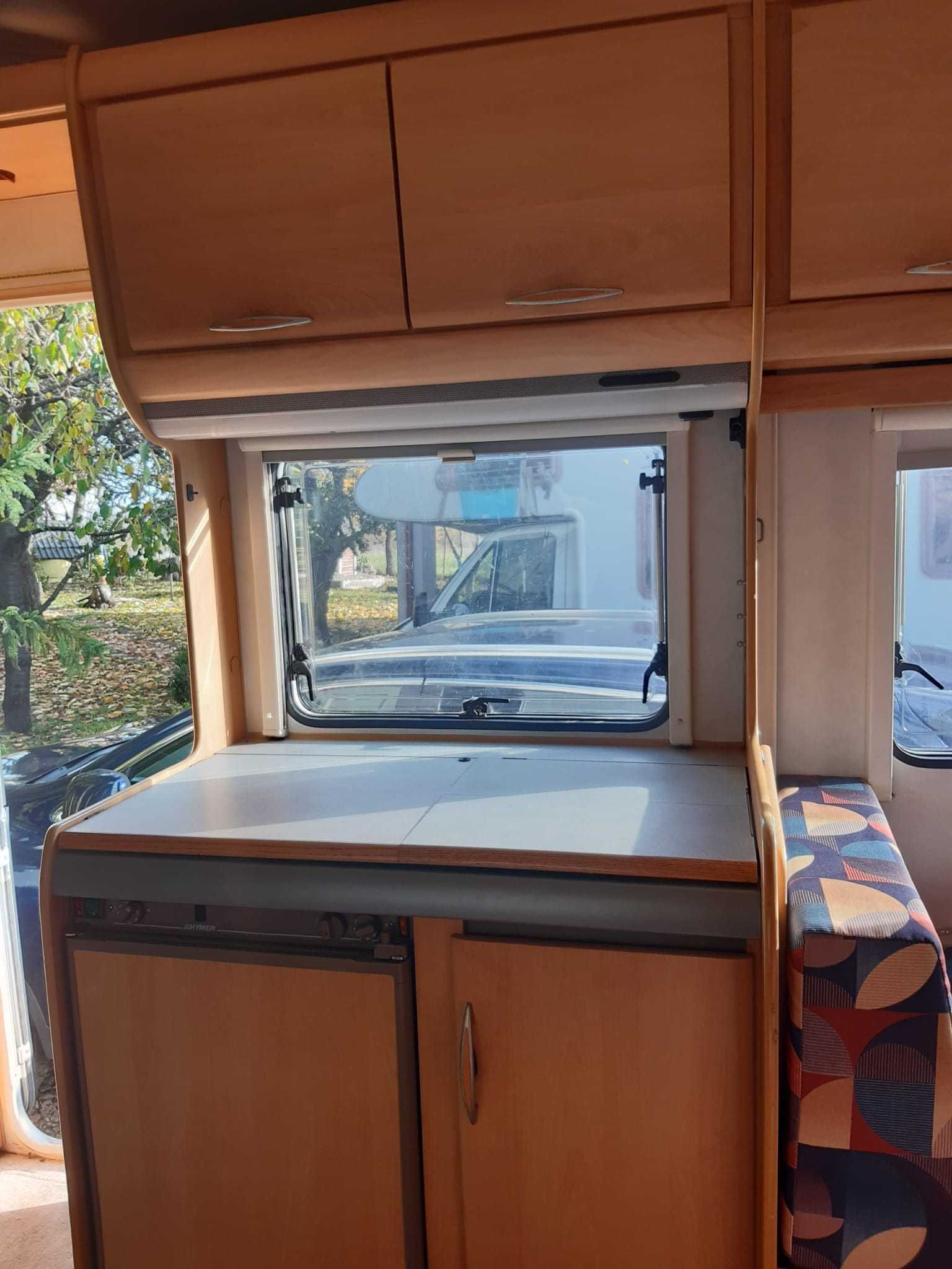 ZABUDOWA KAMPER HYMER SWING 554 camper. Rocznik 2000.