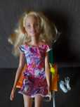 Lalka Barbie z krzesłem
