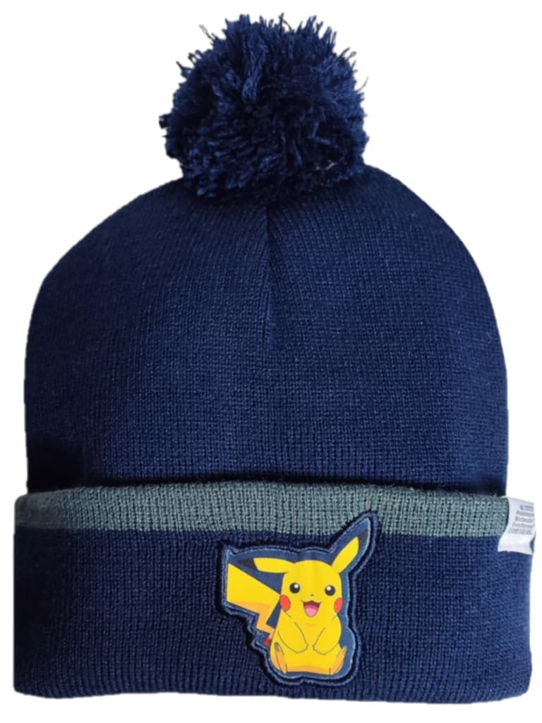 Ciepła czapka zimowa z pomponem + rękawiczki Pokemon 54