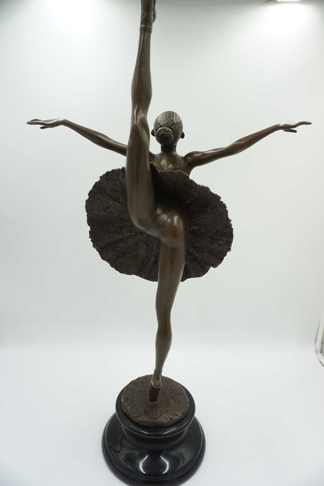 DUŻA figura z brązu balerina tancerka baletnica  67 cm