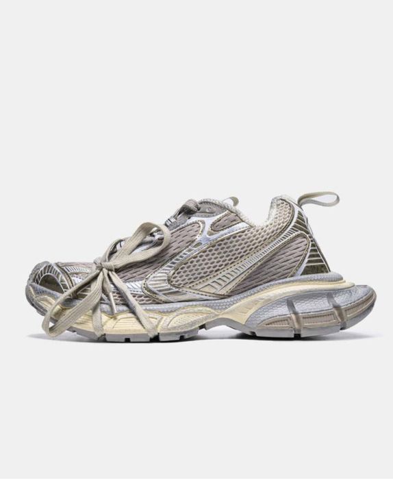 Жіночі бежеві зручні кросівки Balenciaga 3XL