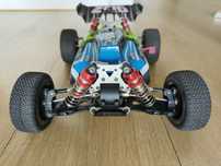 Zabawka RC Wltoys 144001, 4x4, 60km/h kolor zielono - niebieski