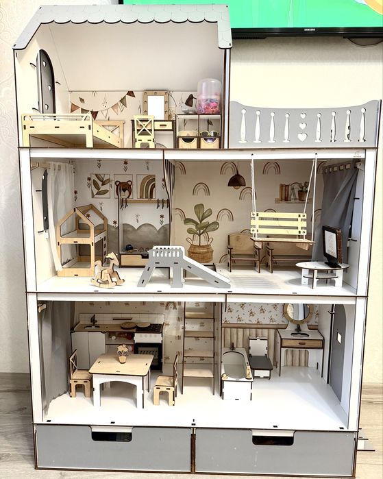 Домик для кукол (дерево Nestwood)