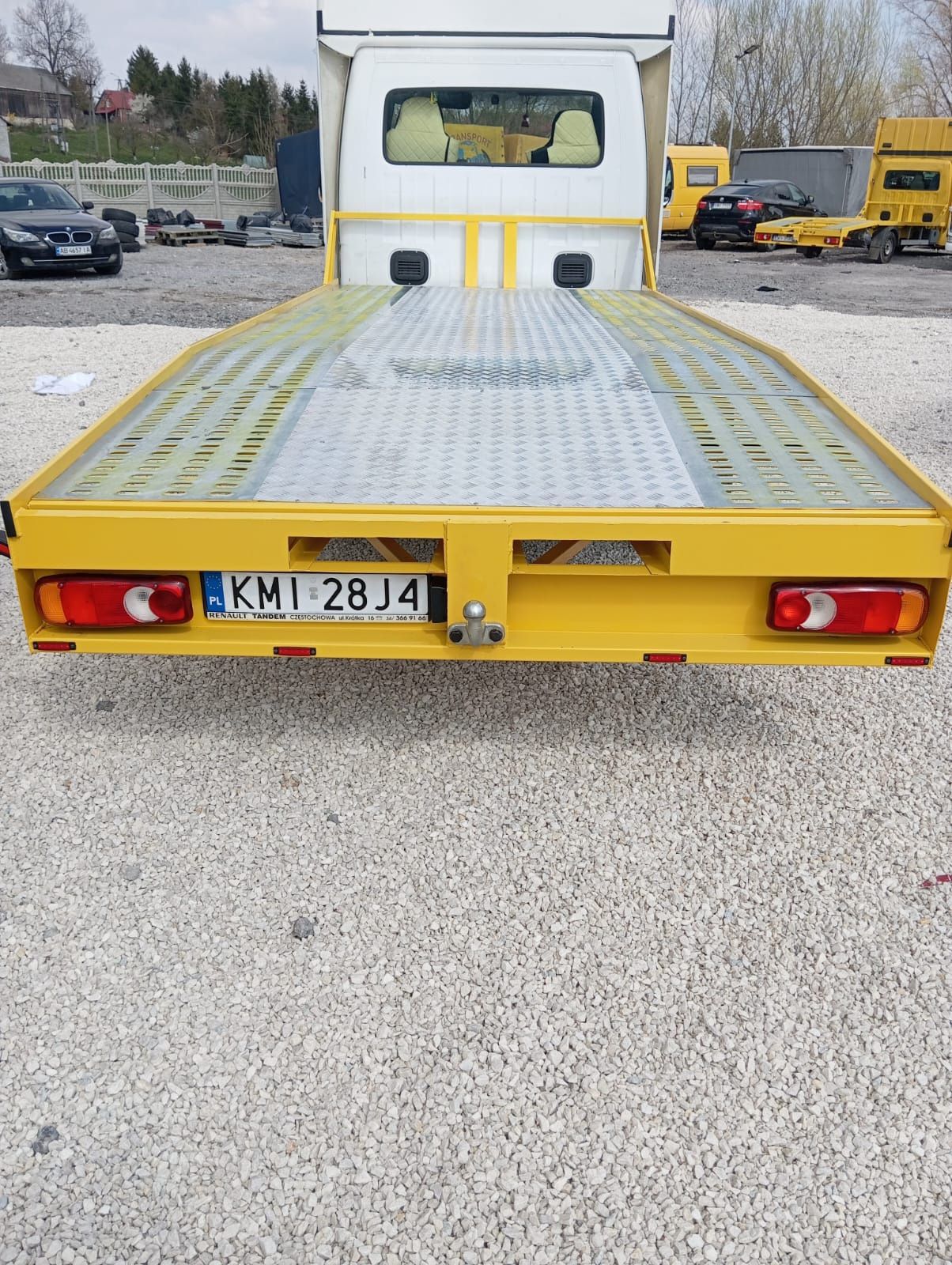 Autolaweta Laweta RENAULT MASTER III nowy najazd