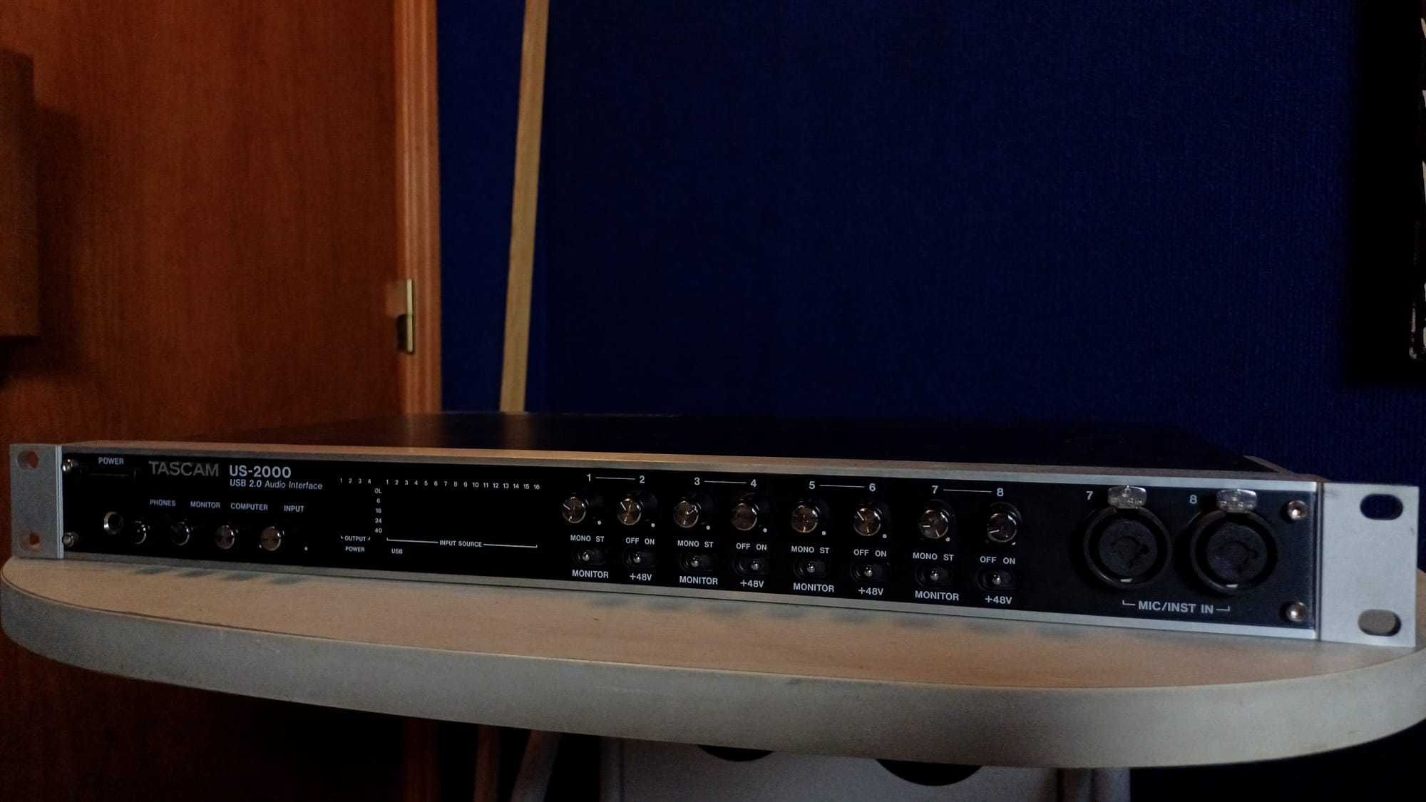 Interface de Áudio Tascam US-2000 - Usada, Funcional,  €100