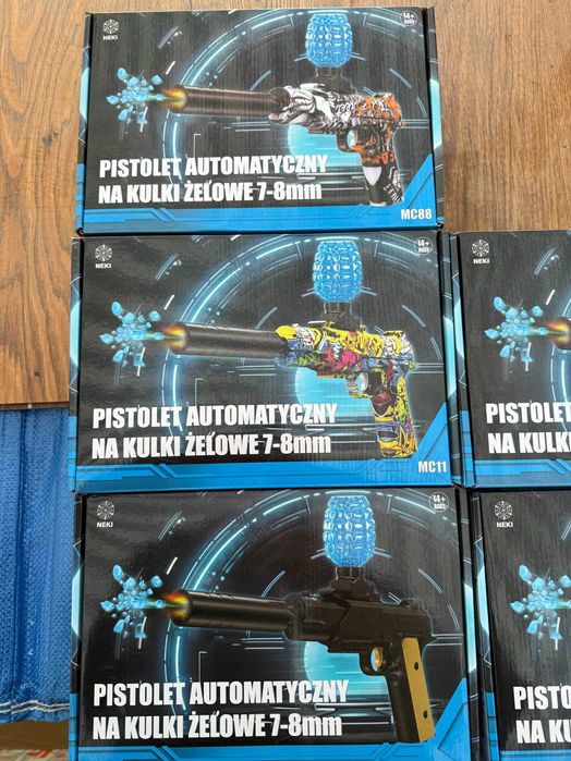 pistolet automatyczny na kulki żelowe