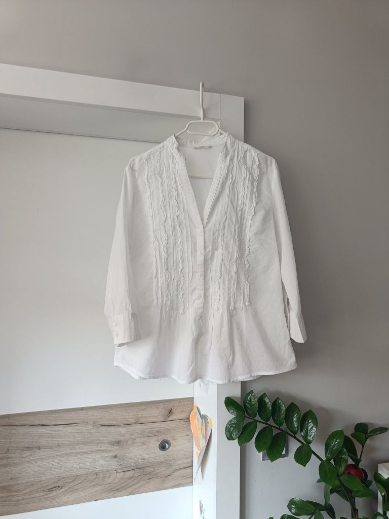 Biała koszula Marks&Spencer L/XL