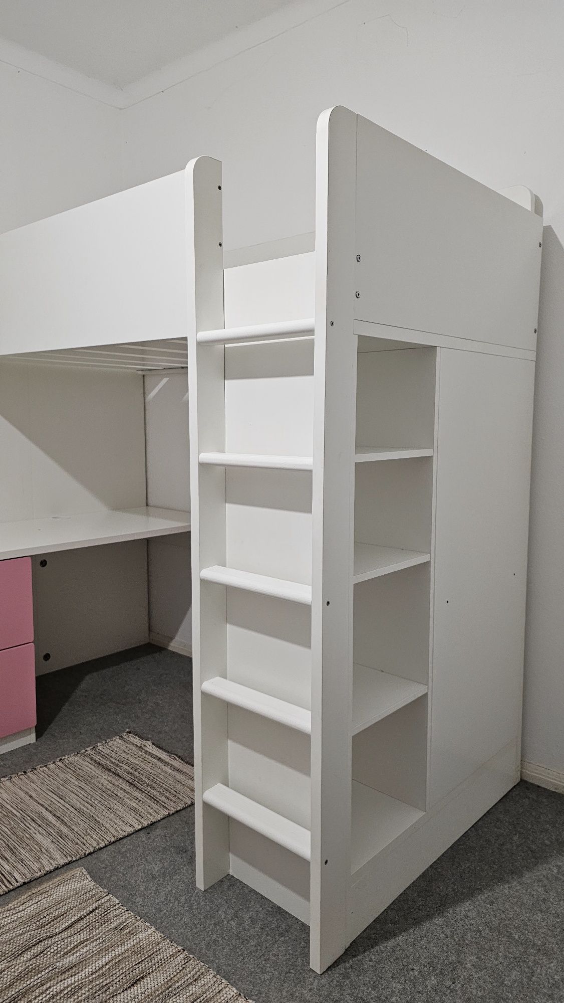 Beliche com secretária para criança IKEA