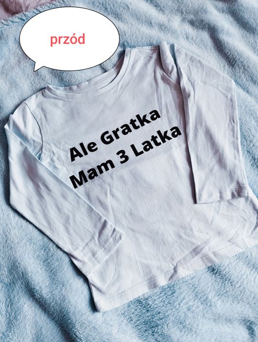 Bluzka na 3cie urodziny dla chłopca