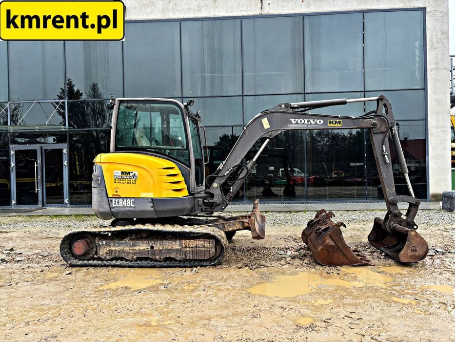 Volvo ECR 48 C MINI-KOPARKA 2012R. | JCB 8050 8055 CAT 308 305 KUBOTA KV KOMATSU PC50