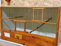 Klatka '20'drewniana dla ptakow i gryzoni 73x46x33