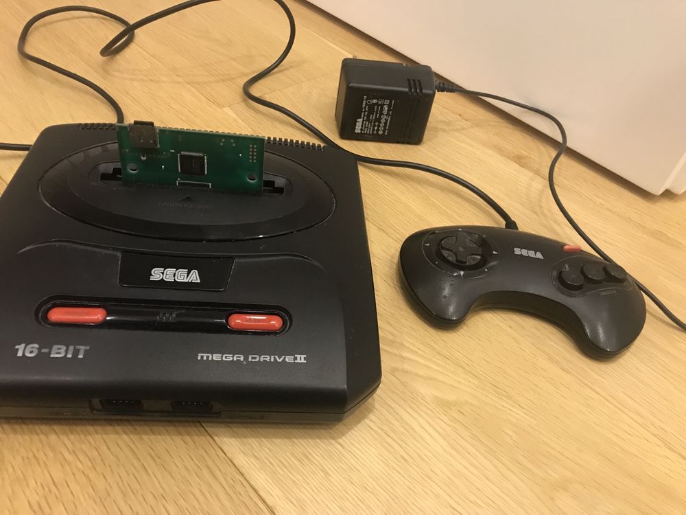 Sega megadrive com everdrive com centenas de jogos