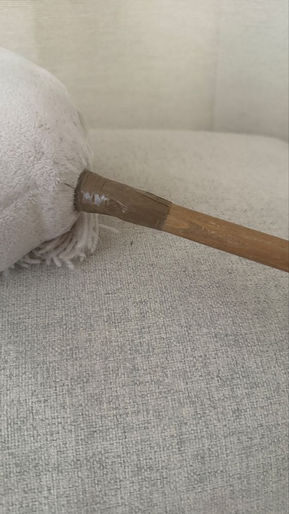 Hobby horse A4 biały konik na patyku