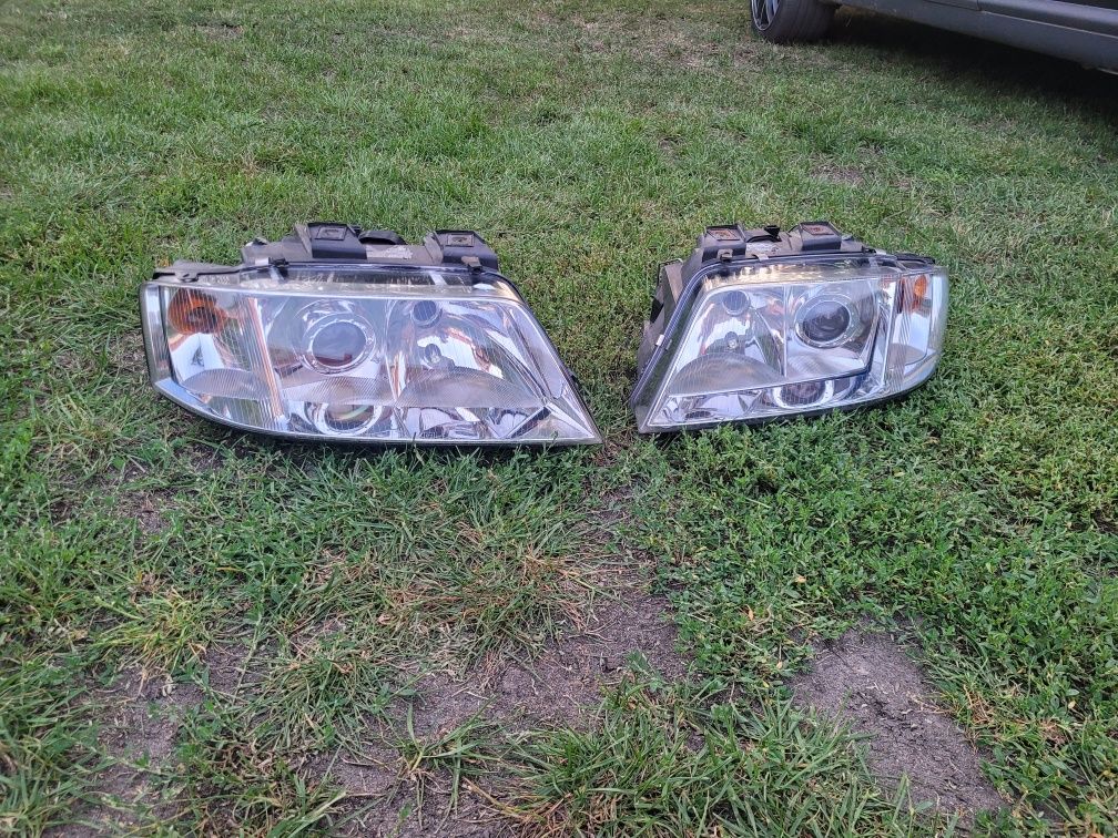 Reflektor lampy hella xenon kompletne Audi A6 C5  przedlift