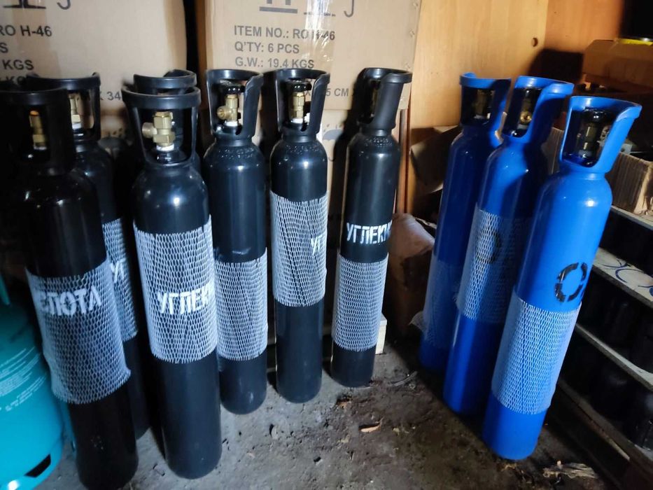 балон вуглекислотний кисневий 10л-АКЦІЙНА ЦІНА! CO2 O2
