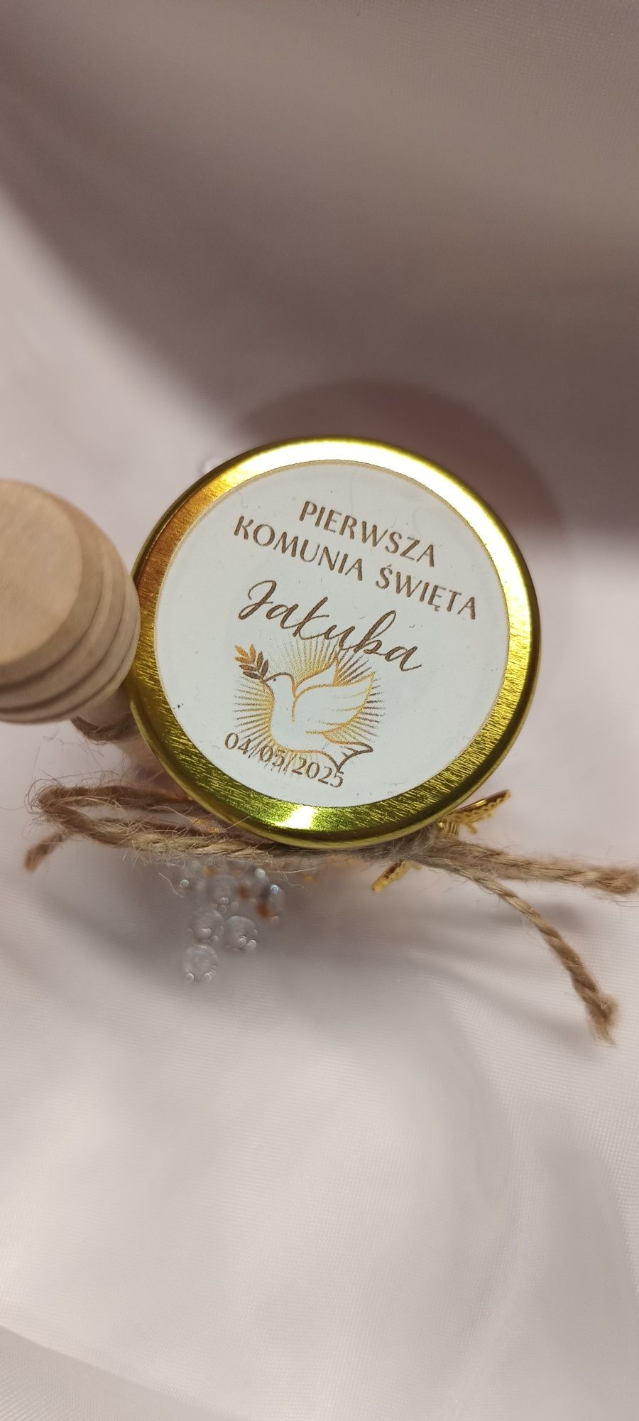Podziękowania w formie mini miodów