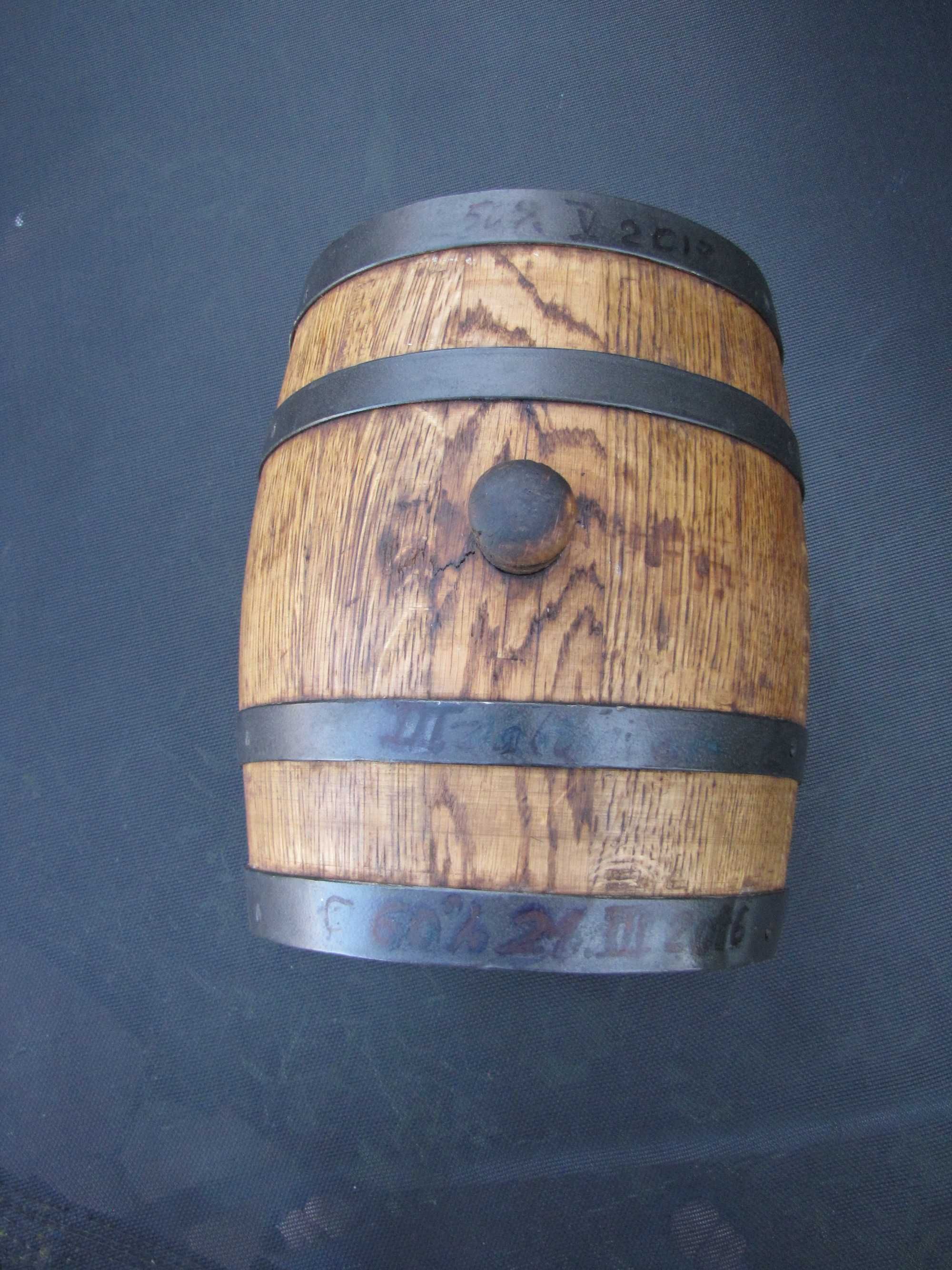 Używana beczka dębowa 5,5l bimber whisky