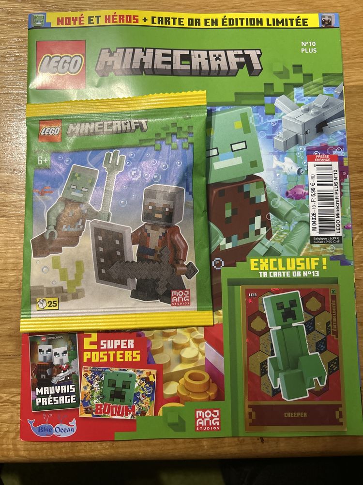 Lego Minecraft nowa figurka i karta