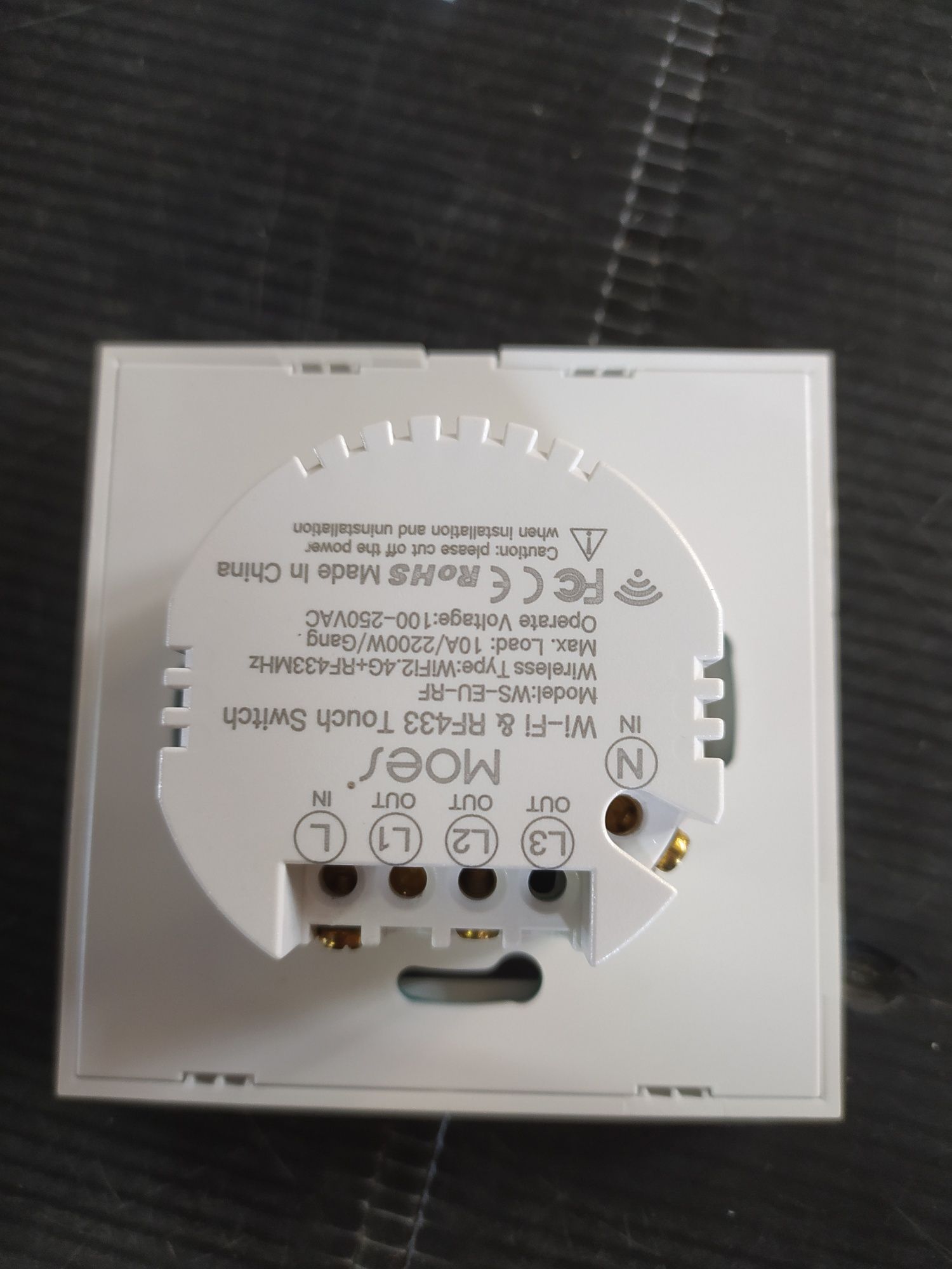 ZigBee Smart Light Przełącznik dotykowy 2-kierunkowy przewód neutralny