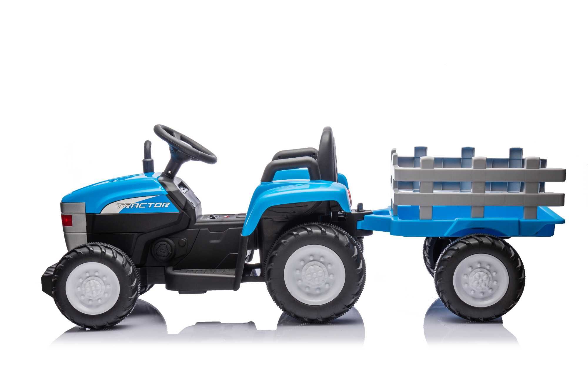 Traktor T7 12V z przyczepką na akumulator dla dzieci 1