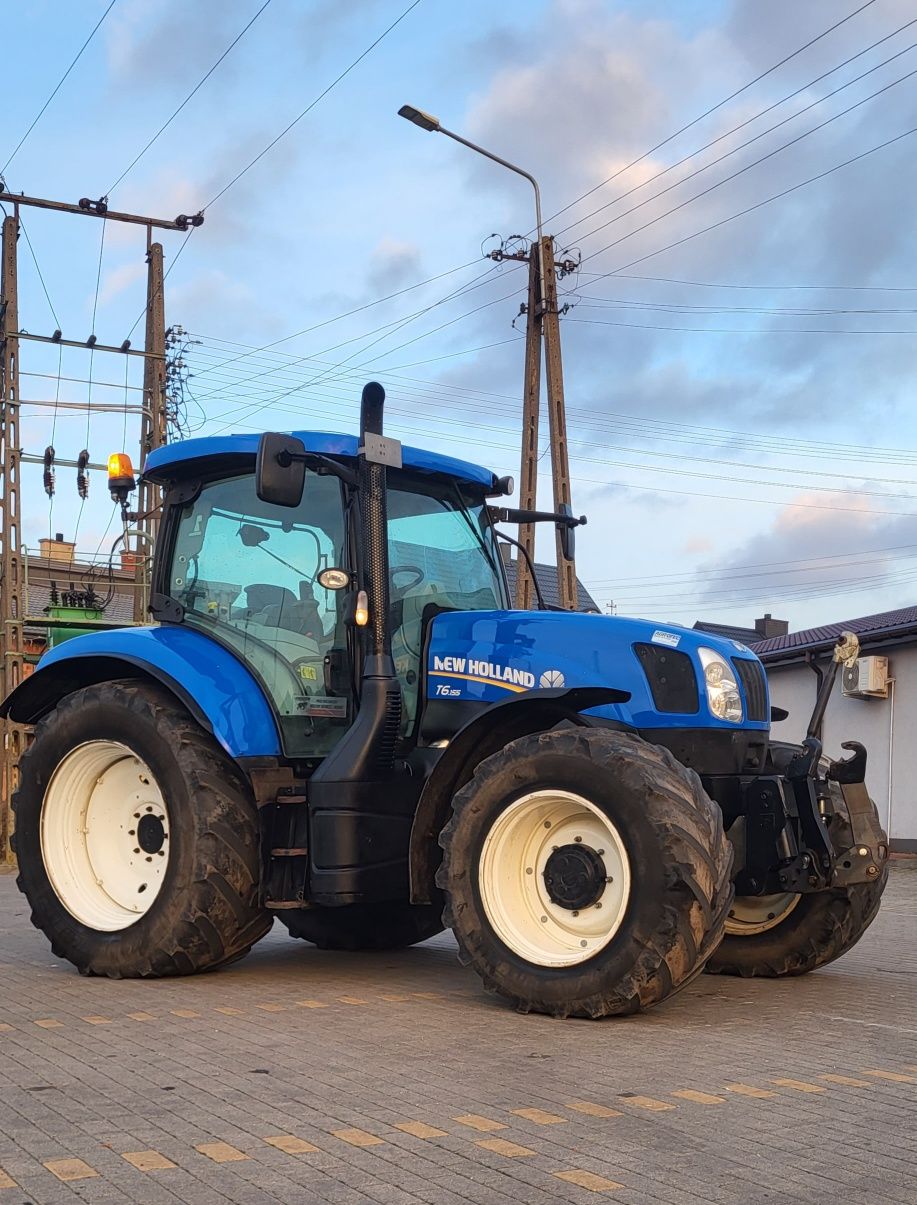 New Holland t6.155EC 2015r 6980h piękny stan,  możliwość nowych opon